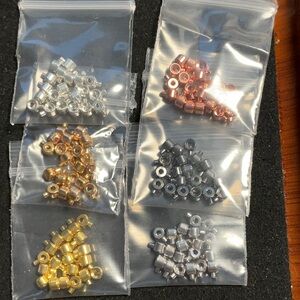 Lollypop Tube Crimp Beads 3mm